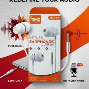 SMZ Power Metal Pin Earphones